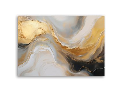 Obraz na plátne Abstraktné textúra mramoru zlato šedá (Rozmery 60 x 40 cm)