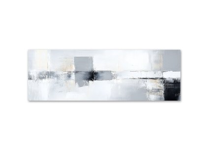Obraz na plátne Šedá moderná priemyselná abstraktná (Rozmery 120 x 40 cm)