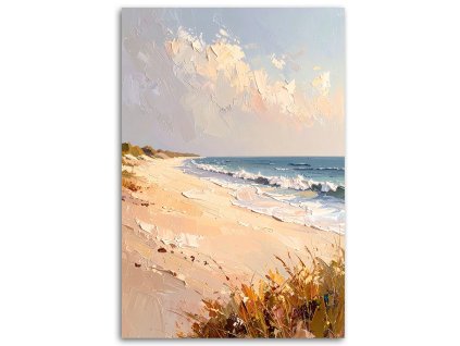 Obraz na plátne More Pláž Dune efekt farby (Rozmery 60 x 90 cm)