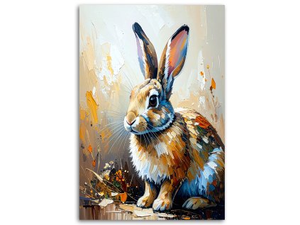 Obraz na plátne Zajac (Rozmery 60 x 90 cm)
