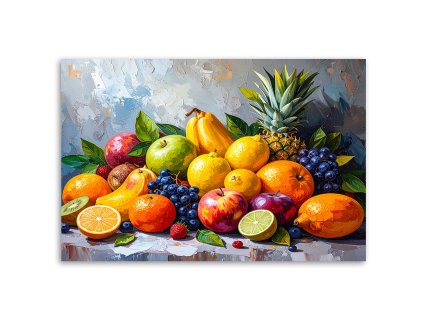Obraz na plátne Exotické ovocie Mŕtva príroda (Rozmery 90 x 60 cm)
