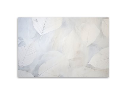 Obraz na plátne Béžové veľké listy príroda betón boho (Rozmery 120 x 80 cm)