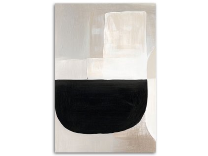 Obraz na plátne Geometrický abstraktný minimalizmus šedý (Rozmery 80 x 120 cm)