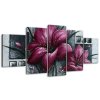 Ručne maľovaný obraz Nádherná magnólia - 5 dielny