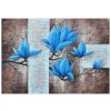 Ručne maľovaný obraz Nádherná modrá magnólia