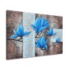 Ručne maľovaný obraz Nádherná modrá magnólia