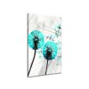 Obraz na plátne Krásne tyrkysové púpavy