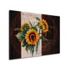 Ručne maľovaný obraz Skromné slnečnice