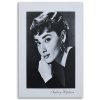 Obraz na plátne Audrey Hepburn - čiernobiely portrét