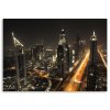 Obraz na plátne Panoráma Dubaja v noci