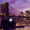 Paraván Manhattan ponorený do fialovej farby