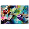 Obraz na plátne Farebná gitara