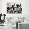 Obraz na plátne Abstrakcia kvetov čiernych kosatcov (Rozmery 60 x 40 cm)