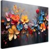 Obraz na plátne Maľovaná kompozícia kvetov (Rozmery 60 x 40 cm)