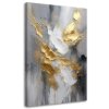 Obraz na plátne Abstraktný zlatý šedý glamour štýl (Rozmery 40 x 60 cm)