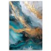 Obraz na plátne Moderná mramorová abstrakcia tyrkysová (Rozmery 40 x 60 cm)