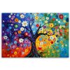 Obraz na plátne Farebný strom života (Rozmery 90 x 60 cm)