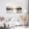 Obraz na plátne Moderná sivá béžová abstrakcia (Rozmery 90 x 60 cm)