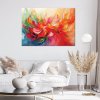 Obraz na plátne Farebný maľovaný abstrakt (Rozmery 90 x 60 cm)