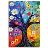 Obraz na plátne Farebný strom života (Rozmery 80 x 120 cm)