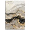 Obraz na plátne Mramor v štýle Gold Glamour (Rozmery 80 x 120 cm)