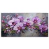 Obraz na plátne Orchidea fialová kvetinová kompozícia (Rozmery 120 x 60 cm)