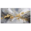 Obraz na plátne Zlatá glamour abstrakcia (Rozmery 120 x 60 cm)