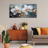 Obraz na plátne Orchidey biele kvety (Rozmery 120 x 60 cm)