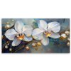 Obraz na plátne Orchidey biele kvety (Rozmery 120 x 60 cm)