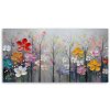 Obraz na plátne Kvitnúce stromy Farebná príroda (Rozmery 120 x 60 cm)