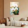 Obraz na plátne Biele orchidey Kvety (Rozmery 60 x 90 cm)