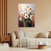 Obraz na plátne Biele narcisy Kvety (Rozmery 60 x 90 cm)