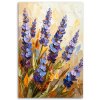 Obraz na plátne Levanduľa Kvety efekt farby (Rozmery 60 x 90 cm)