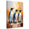 Obraz na plátne Farebné tučniaky Vtáky (Rozmery 60 x 90 cm)