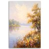 Obraz na plátne Krajina Rieka Stromy Príroda (Rozmery 60 x 90 cm)