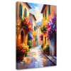 Obraz na plátne Farebné Krásne Talianske uličky (Rozmery 60 x 90 cm)