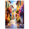 Obraz na plátne Farebné Krásne Talianske uličky (Rozmery 60 x 90 cm)