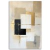 Obraz na plátne Abstrakcia tvary geometria béžová (Rozmery 60 x 90 cm)