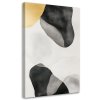 Obraz na plátne Abstrakcia v škvrnách zlatá sivá čierna (Rozmery 60 x 90 cm)