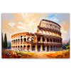 Obraz na plátne Koloseum Rím pohľad (Rozmery 90 x 60 cm)