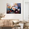 Obraz na plátne Kytica kvetov Farebná abstrakcia (Rozmery 90 x 60 cm)
