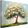 Obraz na plátne 3D Zelený kvitnúci strom života Kvety (Rozmery 90 x 60 cm)