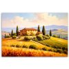 Obraz na plátne Toskánsko Krajina Pohľad (Rozmery 90 x 60 cm)