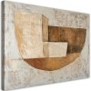 Obraz na plátne Béžový abstraktný tvar Loft (Rozmery 120 x 80 cm)