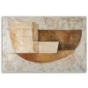 Obraz na plátne Béžový abstraktný tvar Loft (Rozmery 120 x 80 cm)