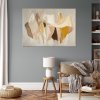 Obraz na plátne Béžová moderná abstraktná (Rozmery 120 x 80 cm)