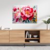 Obraz na plátne Kvitnúce ružové pivonky kvety (Rozmery 120 x 80 cm)