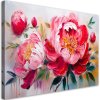 Obraz na plátne Kvitnúce ružové pivonky kvety (Rozmery 120 x 80 cm)