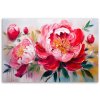 Obraz na plátne Kvitnúce ružové pivonky kvety (Rozmery 120 x 80 cm)