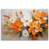 Obraz na plátne Biele oranžové poľné kvety (Rozmery 120 x 80 cm)